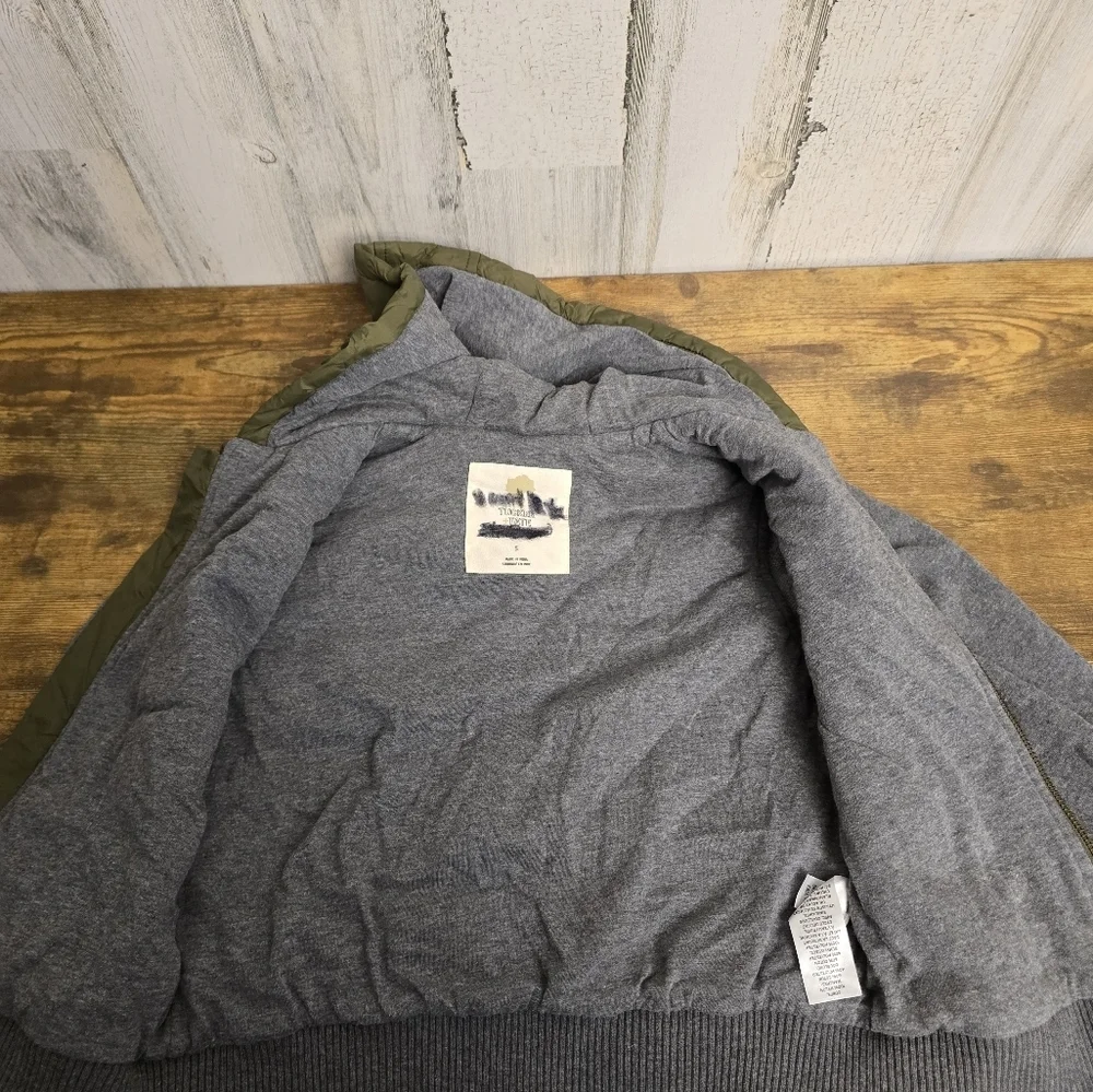 Tucker Tate Kids Olive Green and Gray Hooded Jacket size 5